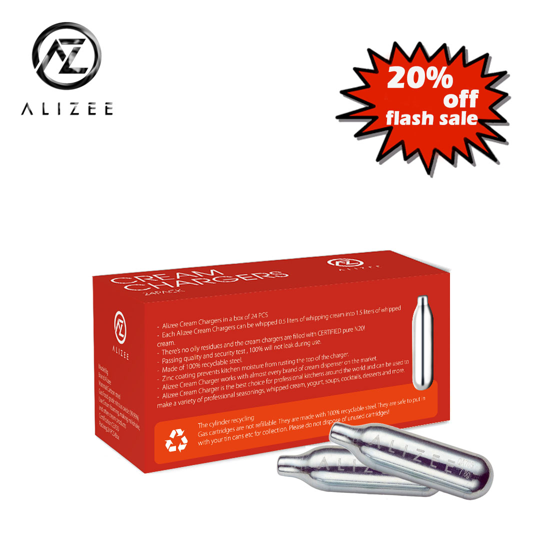 AlizeeWhip Cream Chargers 24 Pack - Pallet