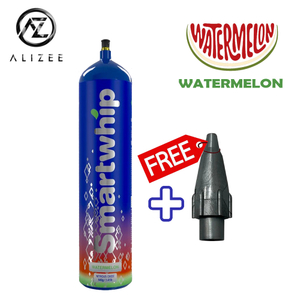 Watermelon Flavoured Smartwhip 640g Aluminium N2O Cylinder Wholesale - (Free Silencer Nozzle)