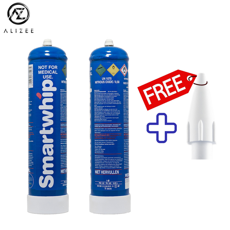 SmartWhip 615g Cream Charger Canister Bulk Wholesale - Free Balloons Nozzle