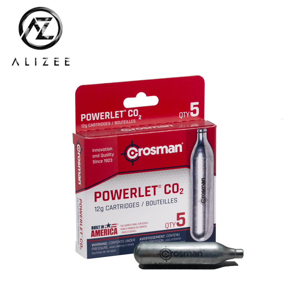 The New Crosman 12 Gram Co2 Powerlets, 5ct