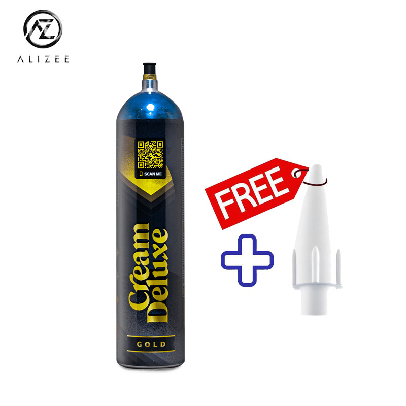 Manufacturer Export Wholesale Cream Deluxe Gold 640g/615g N2O Cylinder Cream Charger - 1 Pallet (432 PCS)