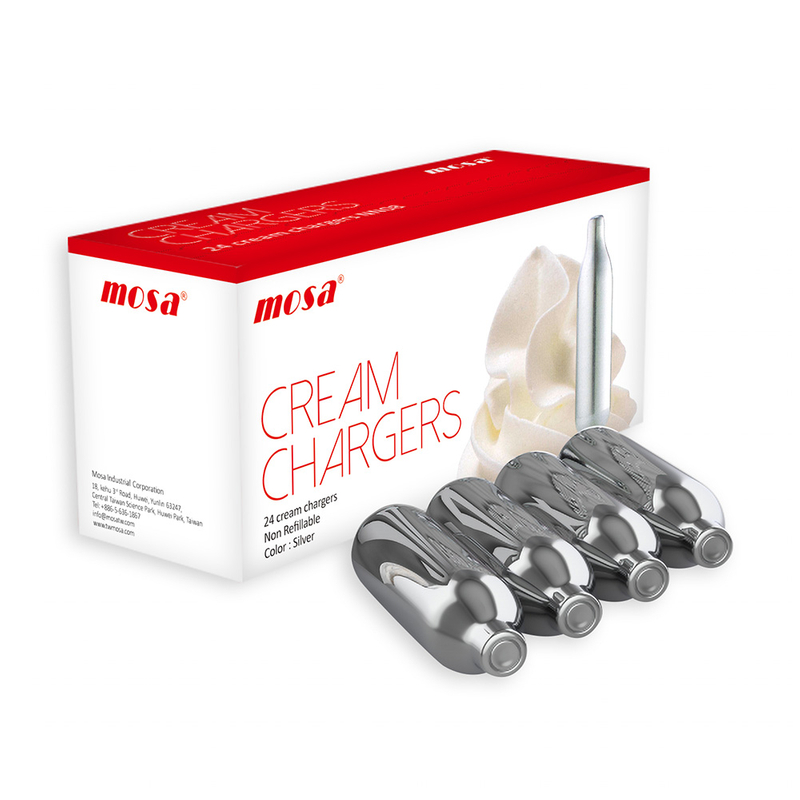 Mosa Cream Chargers-24x8g